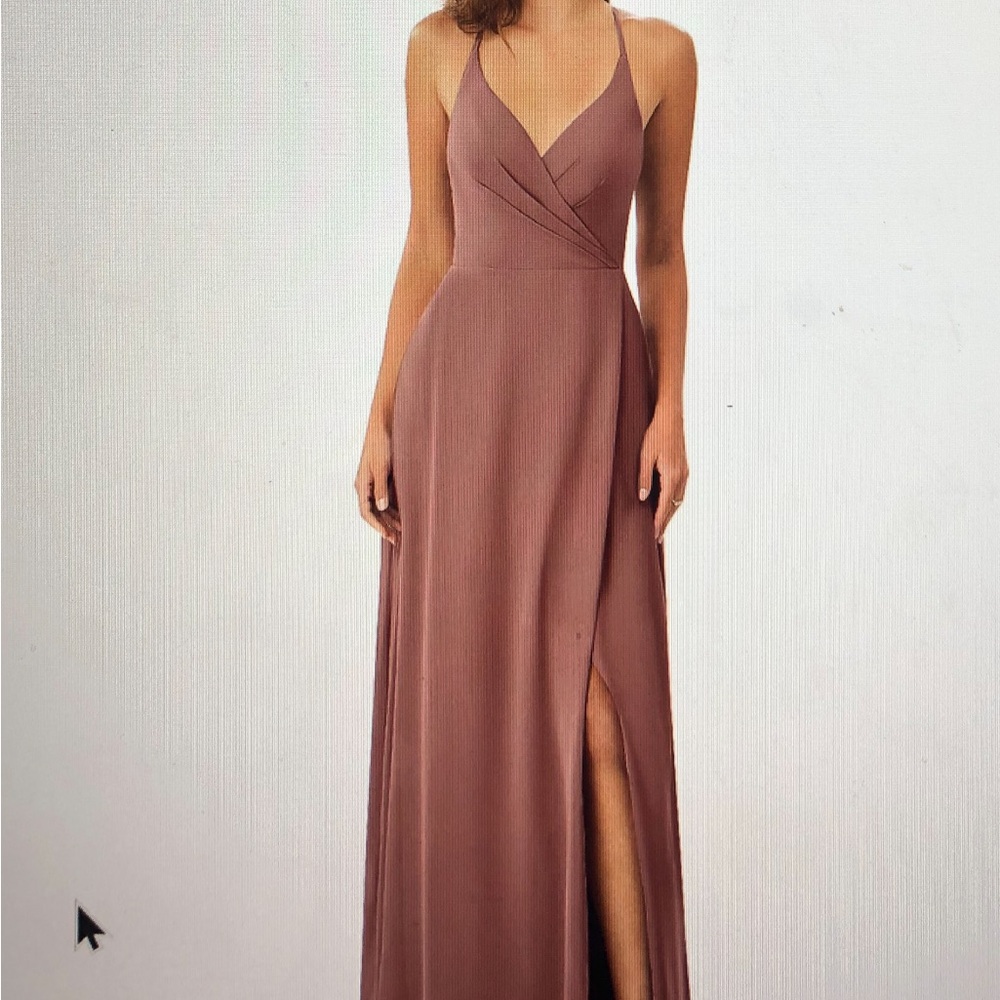 Azazie Desert Rose Bridesmaid Dress Davis